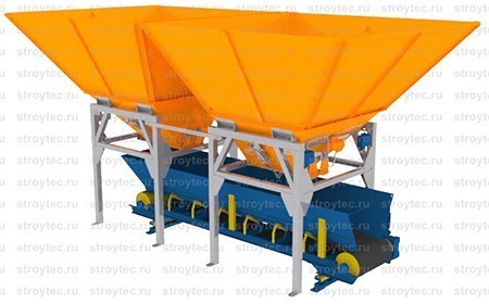 Дозатор заполнителя ДЗ-24. 3D модель