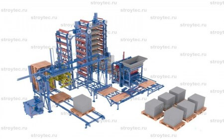 Системы штабелирования и пакетирования. 3D модель