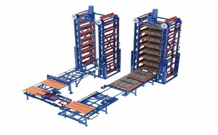 Система штабелирования. 3D модель